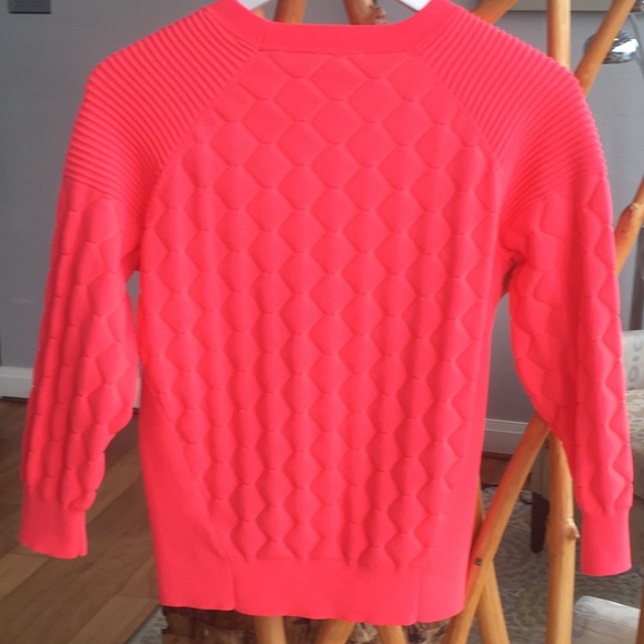 Ted Baker Day-Glo Moto Stretch Sweater - NWOT - Picture 4 of 5
